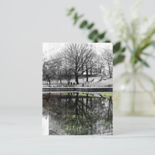 Central Park Tree Postkarte (Stehend Vorderseite)