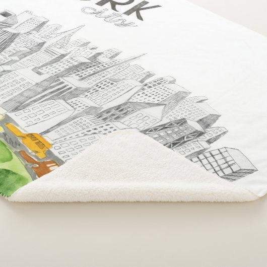 Central Park u. New- York Citycollage Sherpadecke (3/4)