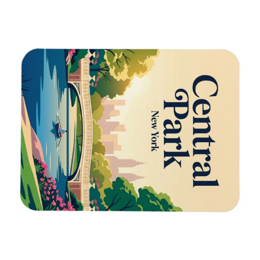 Central Park USA Magnet (Horizontal)