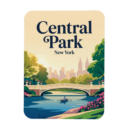 Central Park USA Magnet (Vertikal)