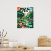 Central Park Vektorgrafik Poster (Küche)