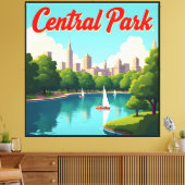 Central Park View Leinwanddruck (Insitu (Wohnzimmer))