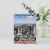 Central Park View Postkarte (Stehend Vorderseite)