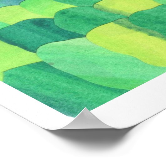 Central Park vom Dach des Met Poster (Ecke)