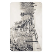Central Park Winter Path - New York City Magnet (Vertikal)