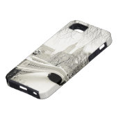 Central Park-Winter - Schnee auf Bogen-Brücke Case-Mate iPhone Hülle (unten)