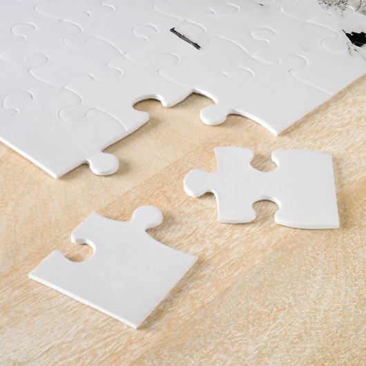 Central Park-Winter - Schnee auf Bogen-Brücke Puzzle (Seite)