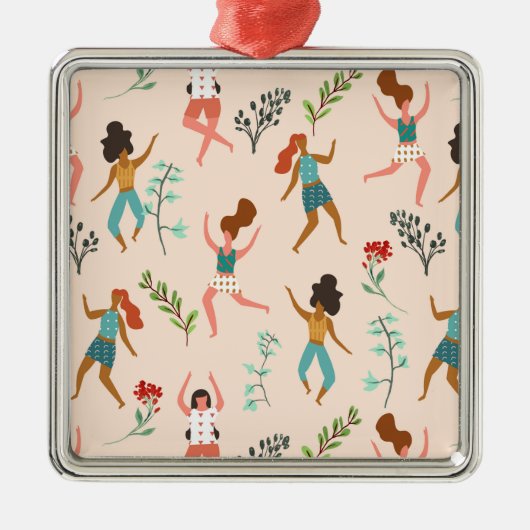 Central Park Zumba Ornament Aus Metall (Vorne)