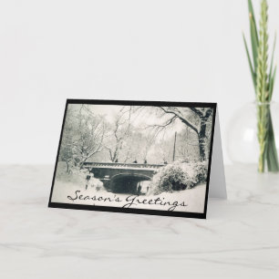 Central- Parkfeiertagsgrüße Feiertagskarte