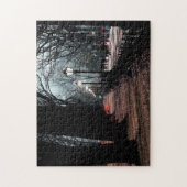 Central- Parklandschaftslaternenpfahl-Foto Puzzle (Vertikal)