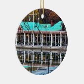 Central Parkrowboat-RestaurantBoathouse Keramik Ornament (Rechts)