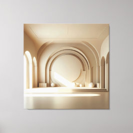 Central Sphere Composition Leinwanddruck