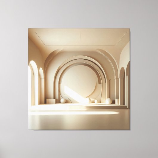 Central Sphere Composition Leinwanddruck (Vorderseite)