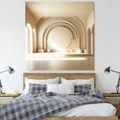 Central Sphere Composition Leinwanddruck (Insitu (Schlafzimmer))