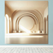 Central Sphere Composition Leinwanddruck (Insitu (Holzboden))