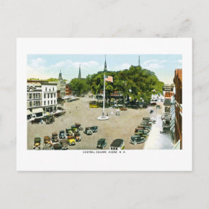 Central Square, Keene, New Hampshire Postkarte