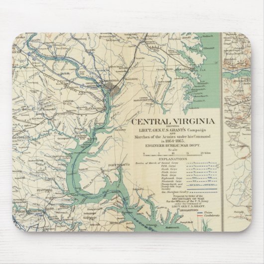 Central Virginia 18641865 Mousepad (Vorne)