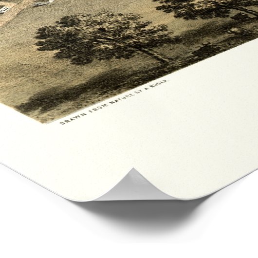 Centralia, IL Panorama Karte - 1867 Poster (Ecke)