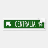 Centralia PA Autoaufkleber (Vorne)
