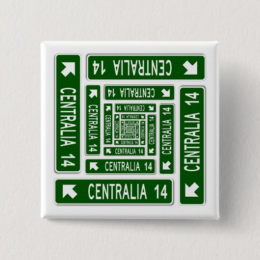 Centralia PA Button (Vorderseite)