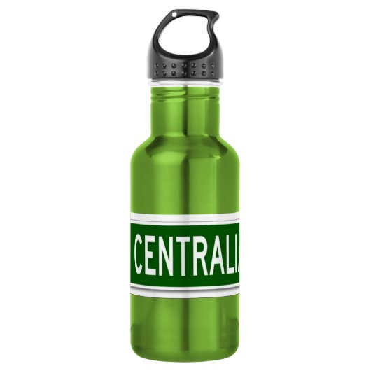 Centralia PA Edelstahlflasche (Vorderseite)