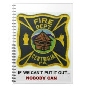 Centralia PA, FD Notizblock (Vorderseite)