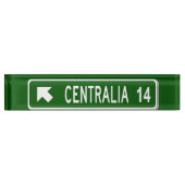 Centralia PA Namensplakette (Vorderseite)