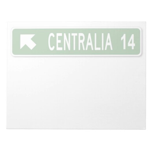 Centralia PA Notizblock (Vorderseite)