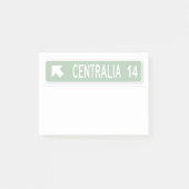 Centralia PA Post-it Klebezettel (Vorderseite)