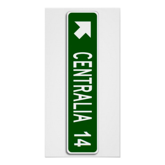 Centralia PA Poster (Vorderseite)