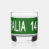 Centralia PA Whiskyglas (Rückseite)