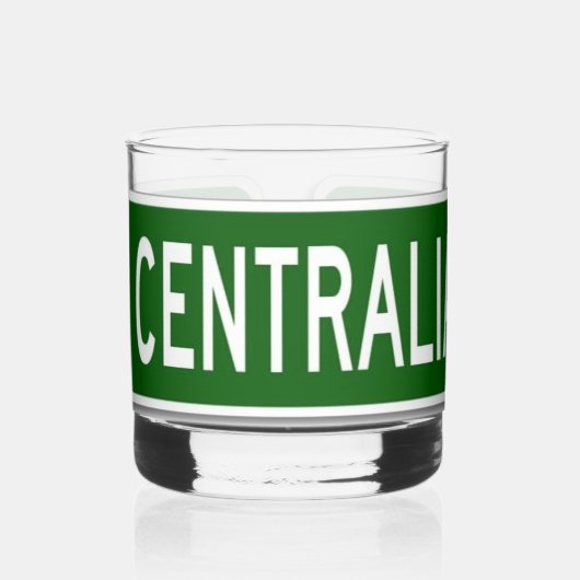 Centralia PA Whiskyglas (Links)