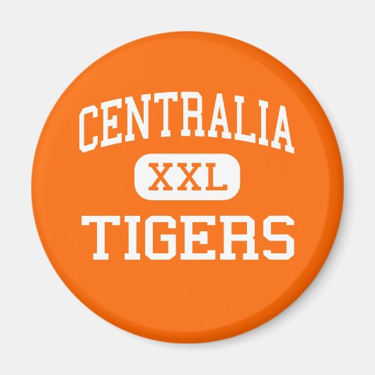 Centralia - Tigers - High - Centralia Washington Magnet (Vorne)