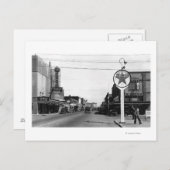 Centralia, WA Street Scene Town View Foto Postkarte (Vorne/Hinten)