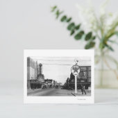 Centralia, WA Street Scene Town View Foto Postkarte (Stehend Vorderseite)