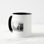 Centralia, WA Street Scene Town View Foto Tasse (Vorderseite Links)