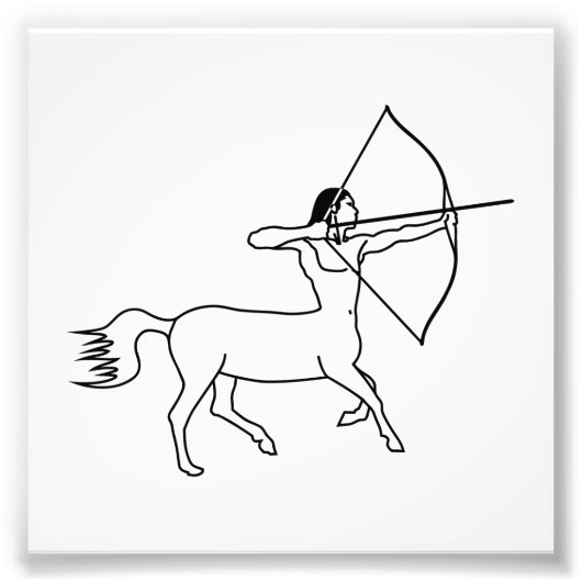 Centraur archer sagittarius fotodruck (Vorne)