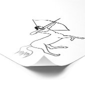 Centraur archer sagittarius fotodruck (Ecke)