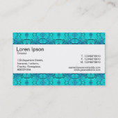 Centre Band - Aqua Blue Festival Visitenkarte (Rückseite)