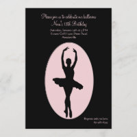 Centre Bühne Ballerina Einladung