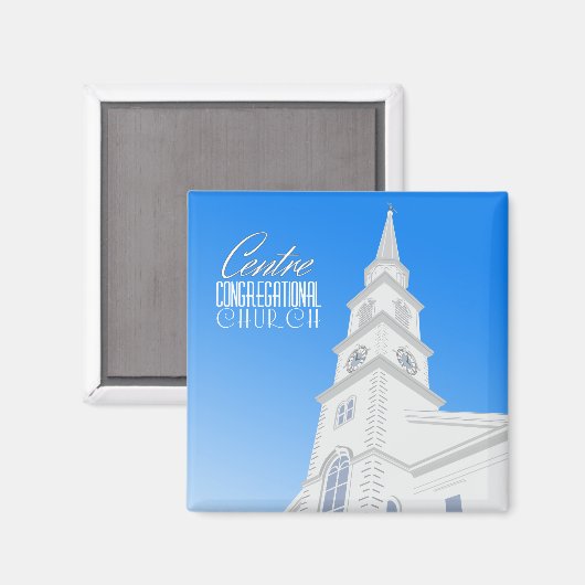 Centre Congregation Church Magnet (Vorderseite/Rückseite)