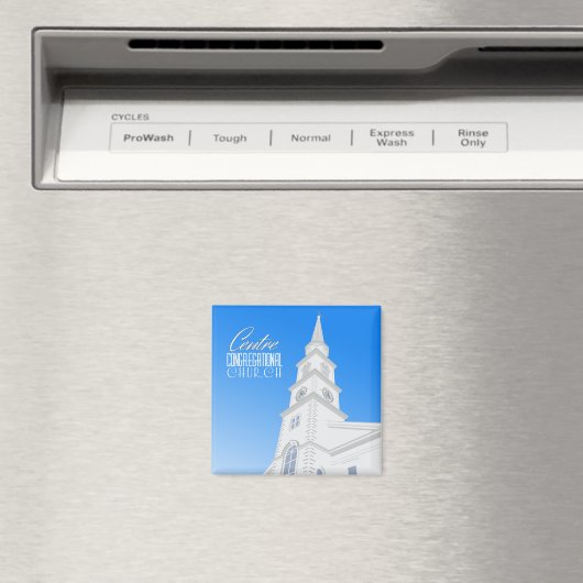 Centre Congregation Church Magnet (In Situ (Geschirrspüler))