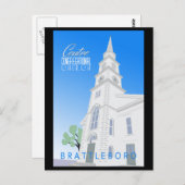 Centre Congregation Church Postcard Postkarte (Vorne/Hinten)