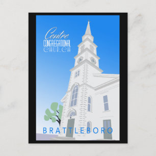 Centre Congregation Church Postcard Postkarte