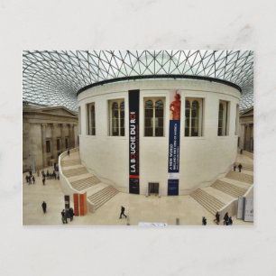Centre Court of the British Museum in London Engla Postkarte