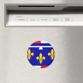 Centre, Frankreich flagge Magnet (In Situ (Geschirrspüler))