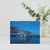 Centre Island Pier Nr. 1 Postkarte (Stehend Vorderseite)