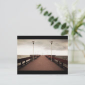 Centre Island Pier Postkarte (Stehend Vorderseite)