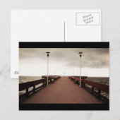 Centre Island Pier Postkarte (Vorne/Hinten)
