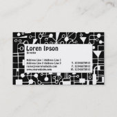 Centre Label - Abstrakt 090112 Visitenkarte (Rückseite)